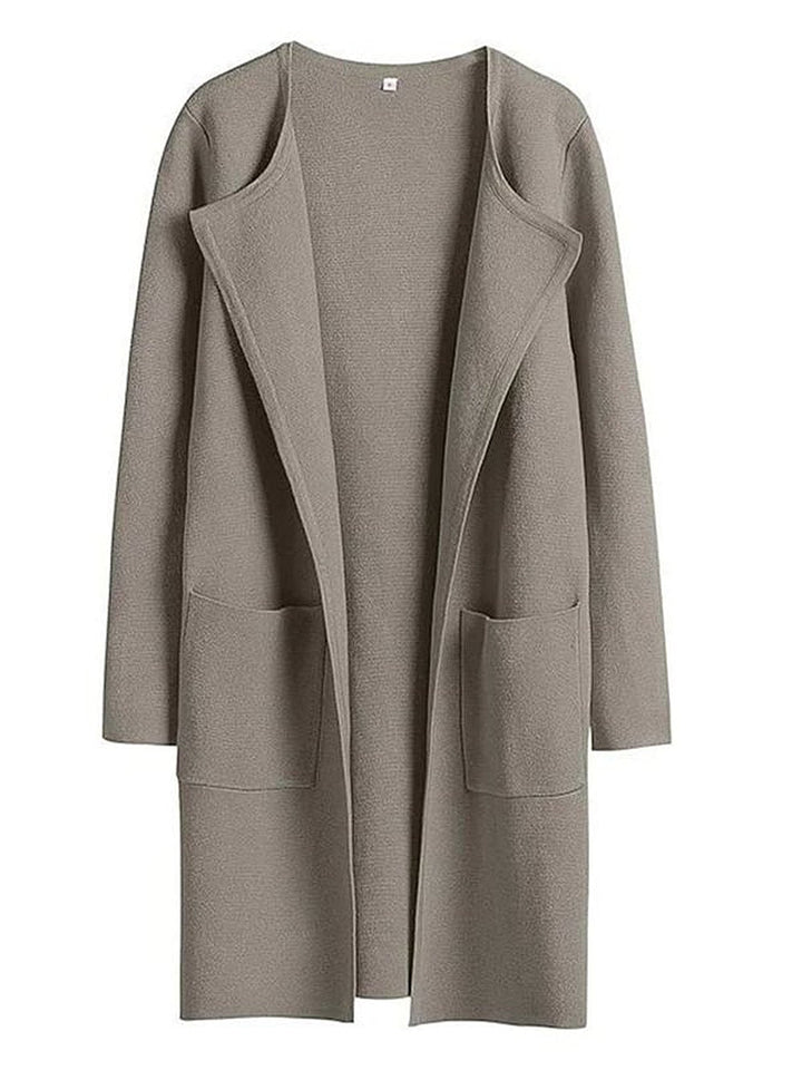 Levoire | Nouveau manteau de mode à revers Taupe