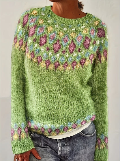 Levoire | Pullover Avec Motif Géométrique Couleur mixte