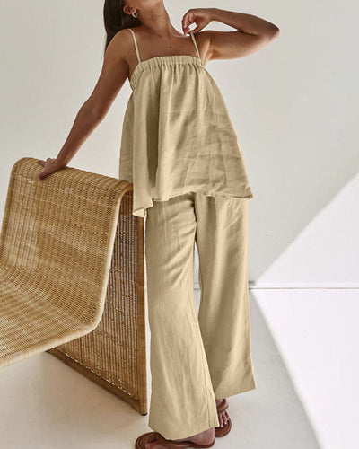 Levoire | Classiquement Élégant Haut Et Pantalon Long