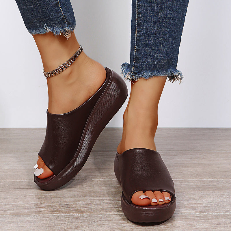 Levoire | Sandales Compensées En Cuir