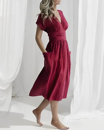 Levoire | Robe en lin élégante