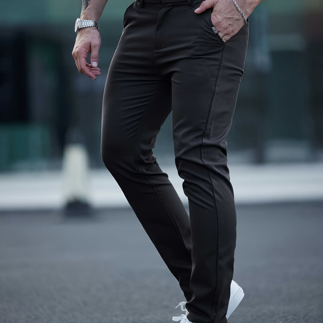 Levoire | Vêtements De Plein Air Pour Hommes De Loisirs Pantalon Uni Noir