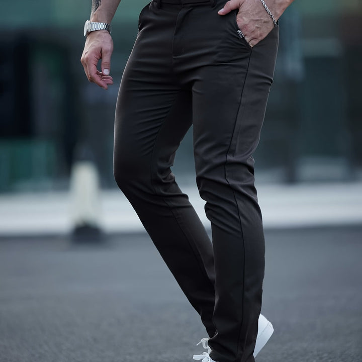 Levoire | Vêtements De Plein Air Pour Hommes De Loisirs Pantalon Uni Noir
