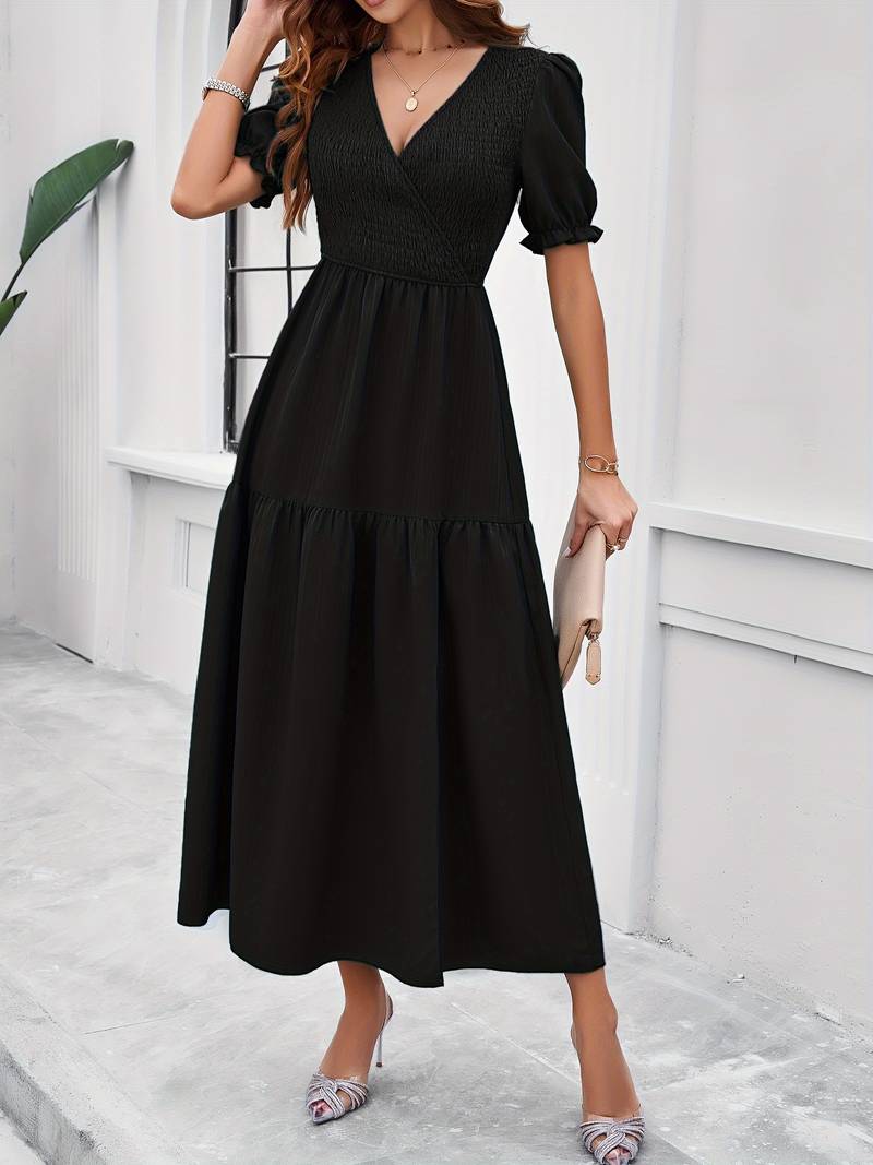 Levoire | Robe Froncée Avec Décolleté En V Et Ourlet Fendu