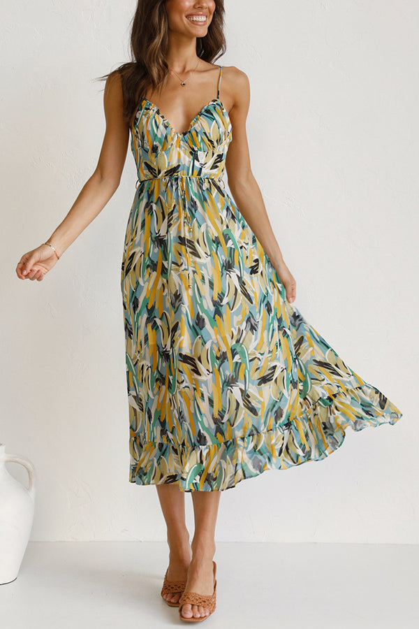 Levoire | Robe à bretelles imprimée