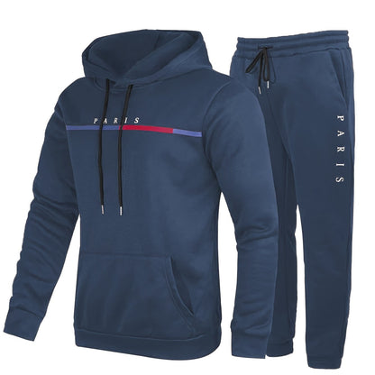 Levoire | 2 Pièces Costume Homme Paris Imprimé Meri bleu