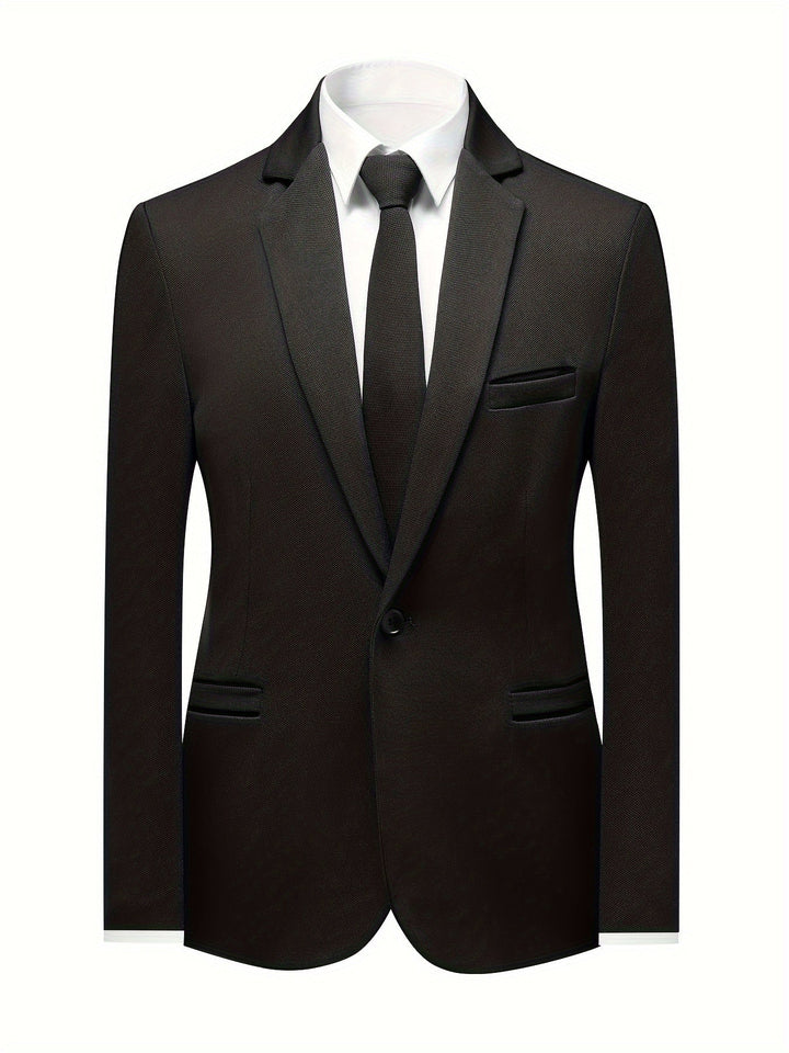 Levoire | Veste De Costume Pour Homme Unie & Cravate