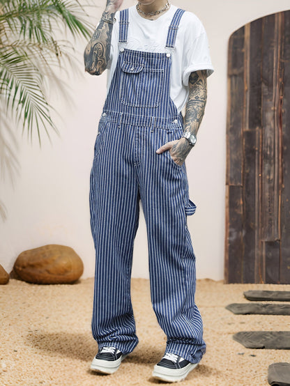 Levoire | Combinaison Détente En Jean Rayé