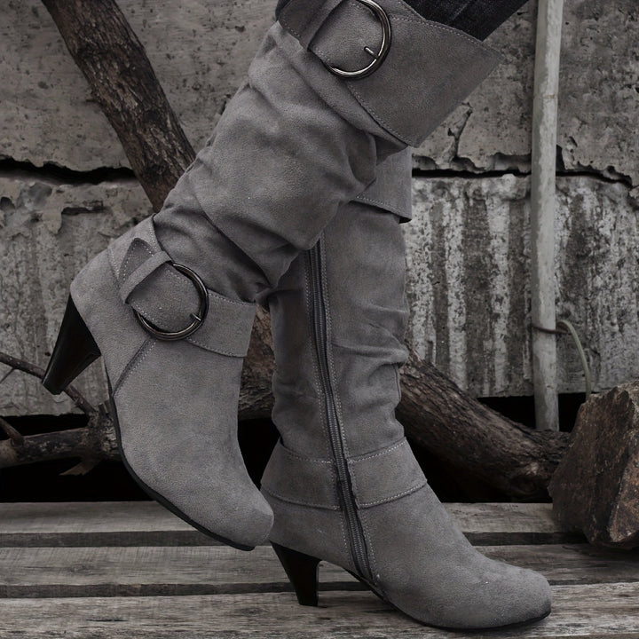 Levoire | Bottes Élégantes À Double Aiguille Pour Femmes