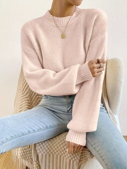 Levoire | Superbe Pull Avec Des Manches Lanternes Rosa