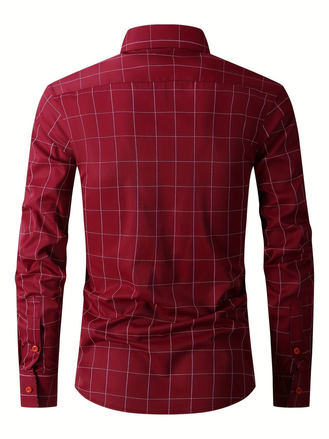 Levoire | Chemise D'Affaires À Carreaux À Manches Longues