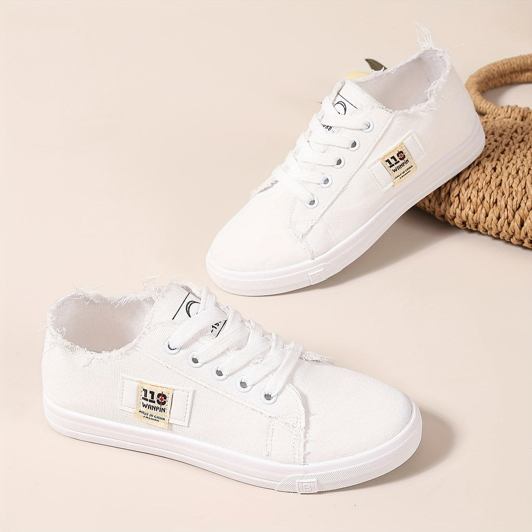 Levoire | Loisirs Tissu Chaussures Femme, Basse Chaussures De Skate À Lacets