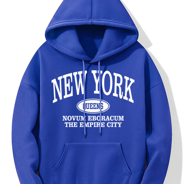 Levoire | Sweat À Capuche Avec Impression D'Imprimerie De New York Et Poche Kangourou