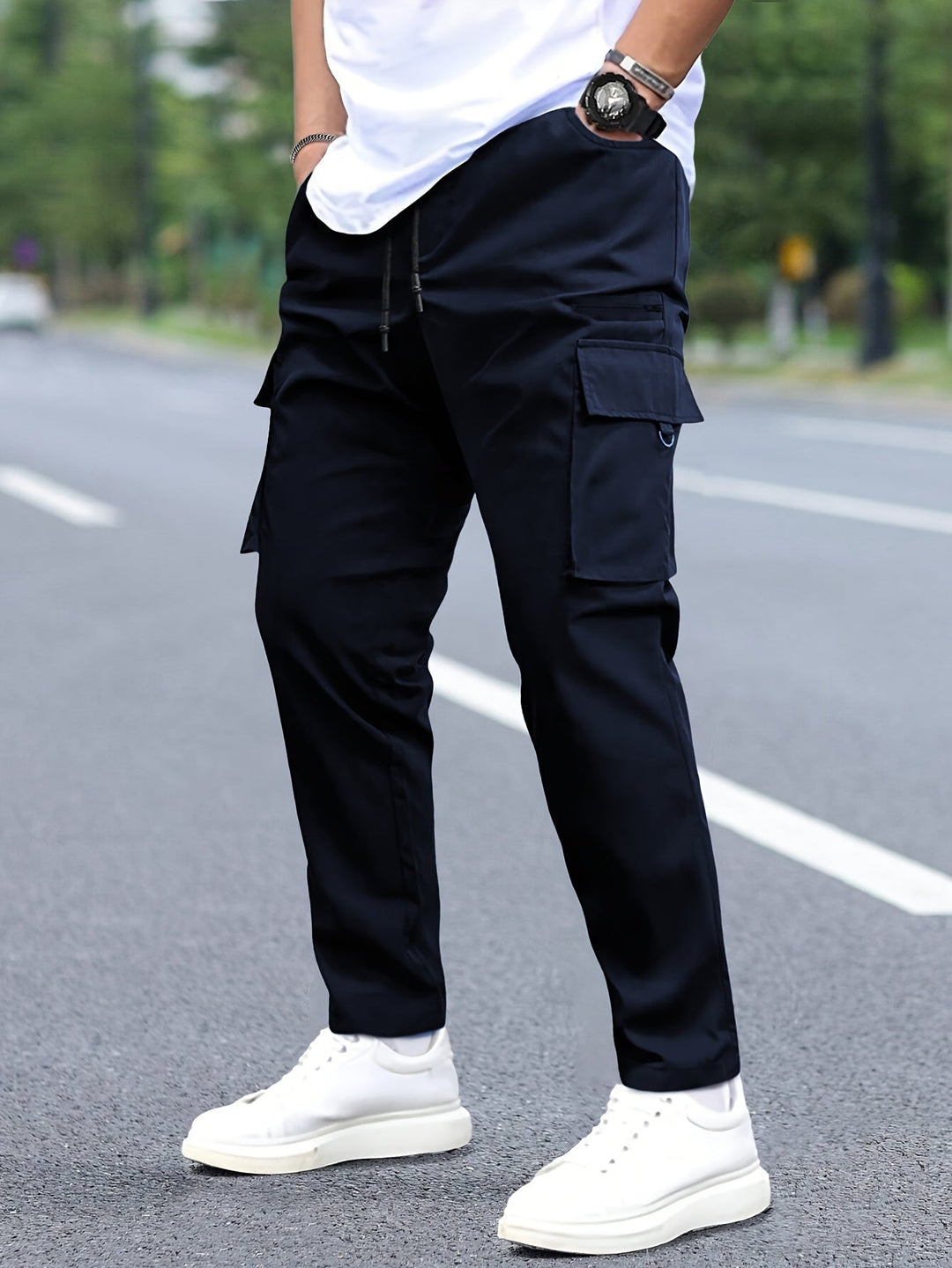 Levoire | Pantalons Cargo Pour Hommes Frais Avec De Nombreuses Poches