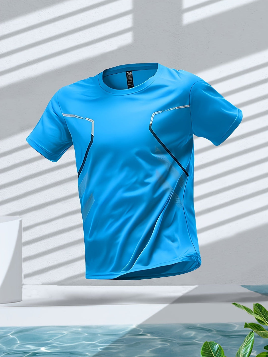 Levoire | T-Shirt Coloré Pour Hommes En Tissu À Séchage Rapide À Manches Courtes