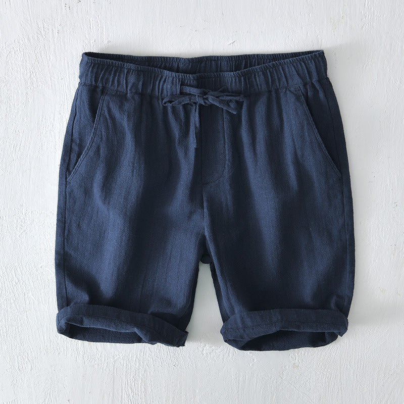 Levoire | Shorts En Lin Léger Bleu