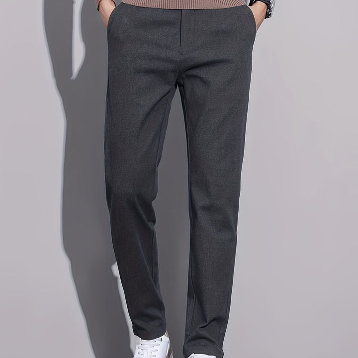 Levoire | Slim Fit Pantalon De Loisirs Pour Hommes En Tissu Respirant Et Élastique