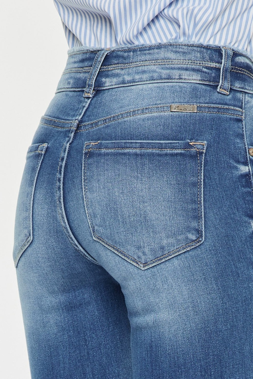 Levoire | Jean Skinny En Denim Raidoilla
