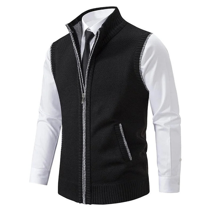 Levoire | Gilet Sans Manches En Polaire Noir