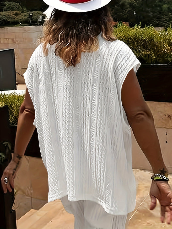 Levoire | Top Sans Bretelles Tendance Col En V Uni