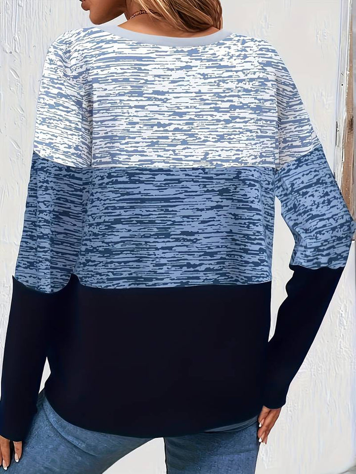 Levoire | T-Shirt À Bloc De Couleur Avec Col Rond Couleur mélangée