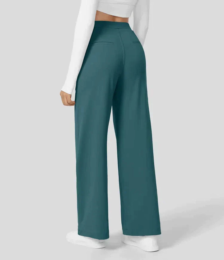 Levoire | Pantalon Palazzo Évasé Taille Haute Pour Femmes