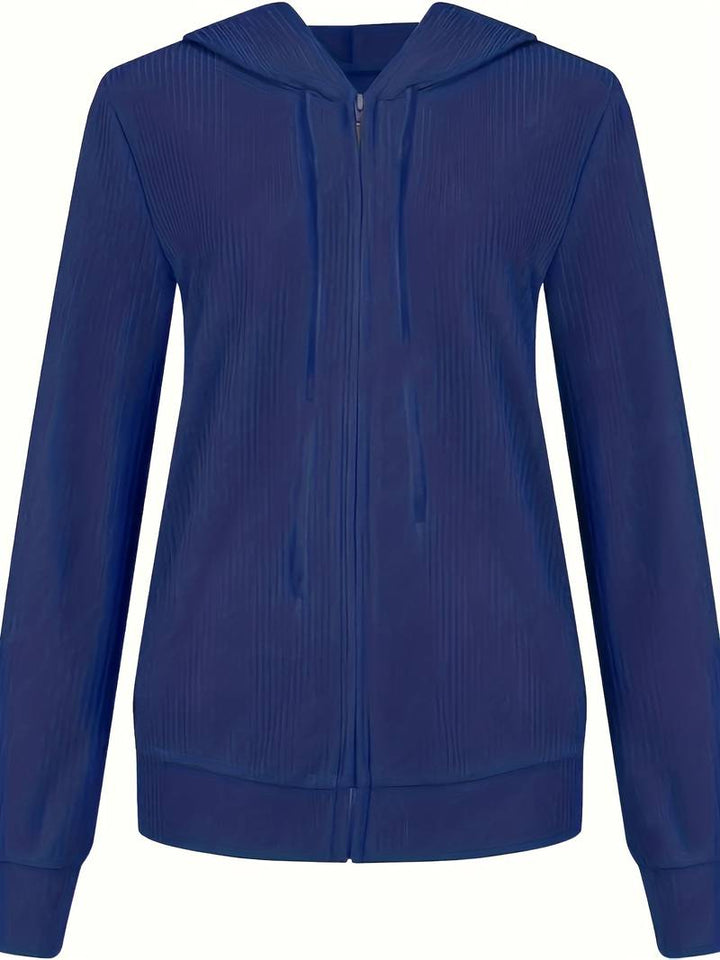 Levoire | Veste En Tricot Avec Capuche bleu