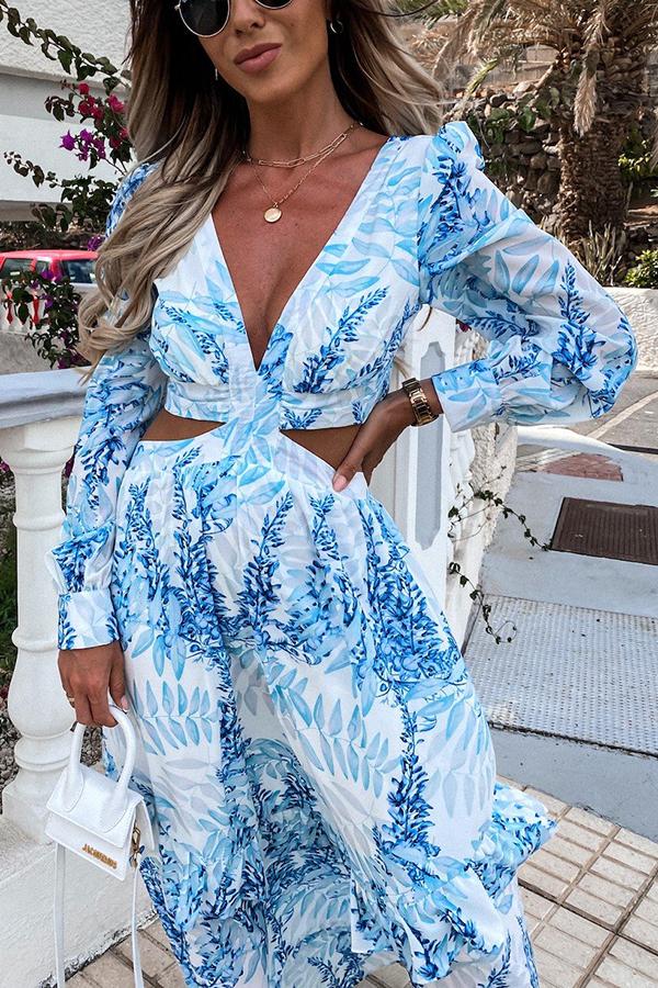 Levoire | Robe maxi avec décolleté