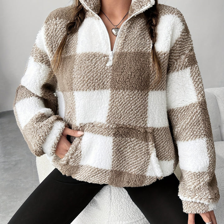 Levoire | Sweat À Capuche En Polaire Rayé