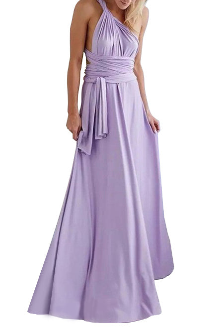 Levoire | Robe Abibekleidungen Longue Fente Avant 2018 Lilas
