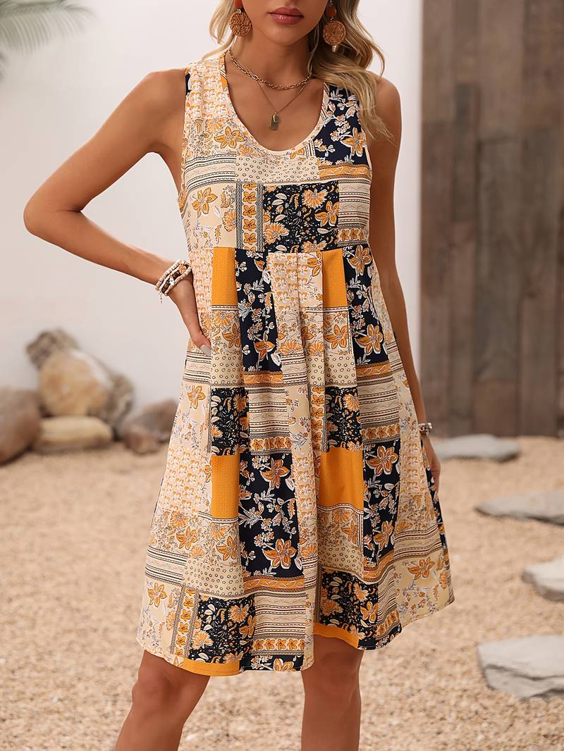 Levoire | Robe Sans Manches De Style Vacances