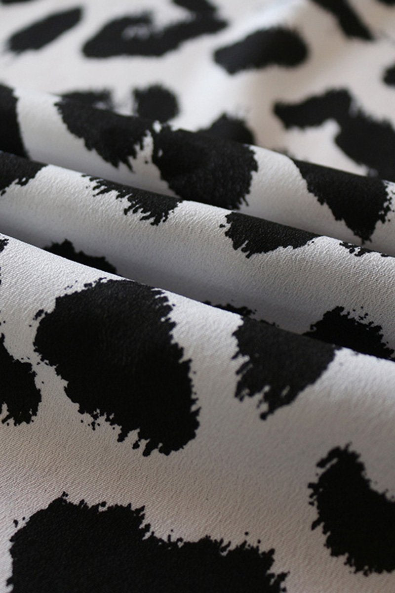 Levoire | Robe Avec Col Croisé Et Motif