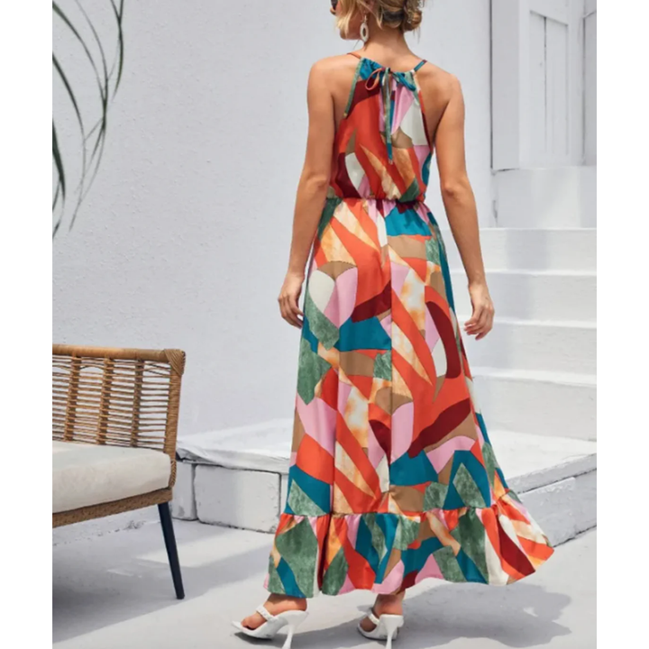 Levoire | Robe Maxi Avec Col Négatif Pour Femmes