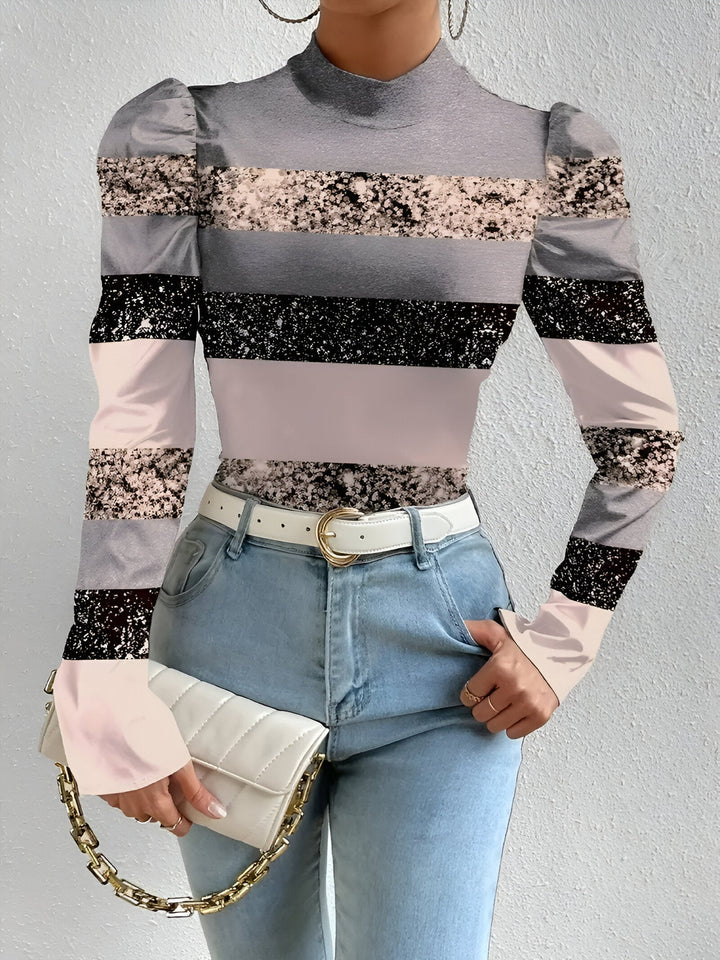 Levoire | Imprimé De Fleurs Pull Avec Col Polyvalent
