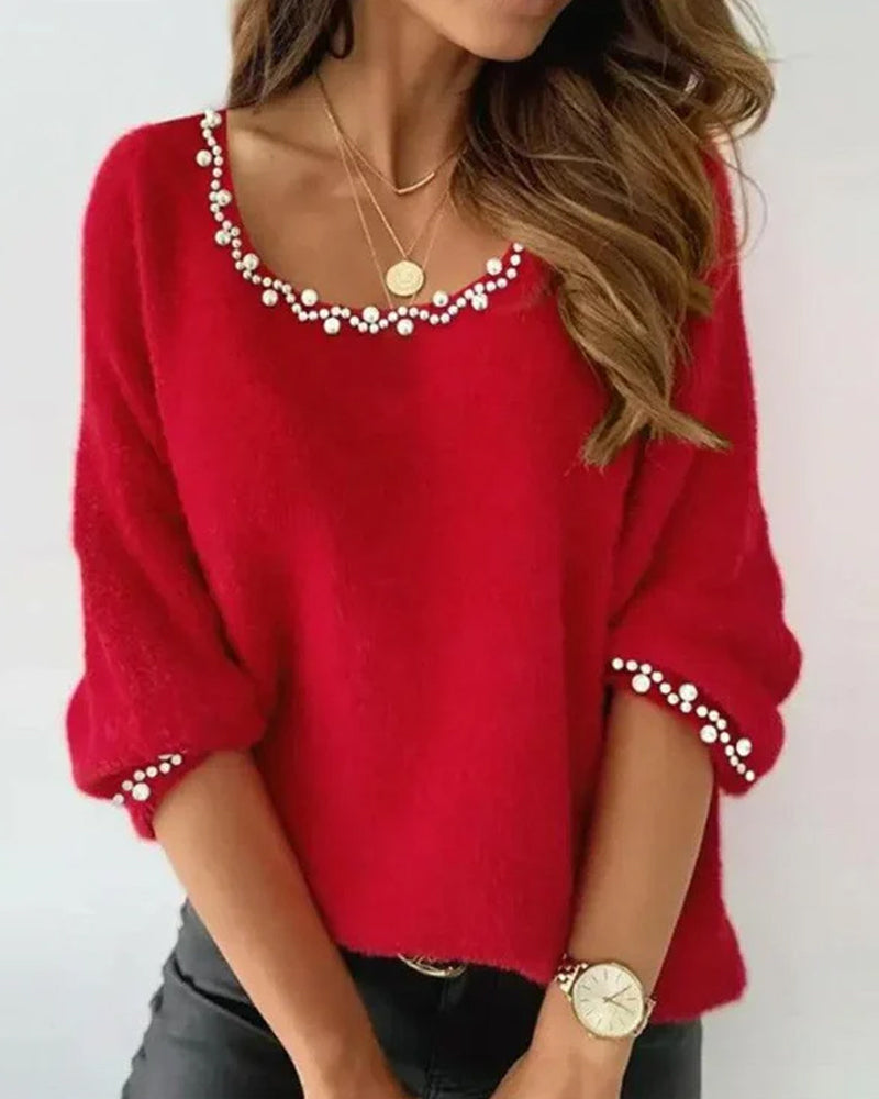 Levoire | Pull avec des perles
