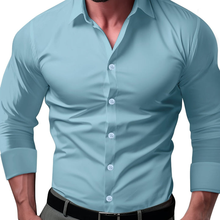 Levoire | T-Shirt Slim Fit Pour Hommes Conçu Dans Une Seule Couleur