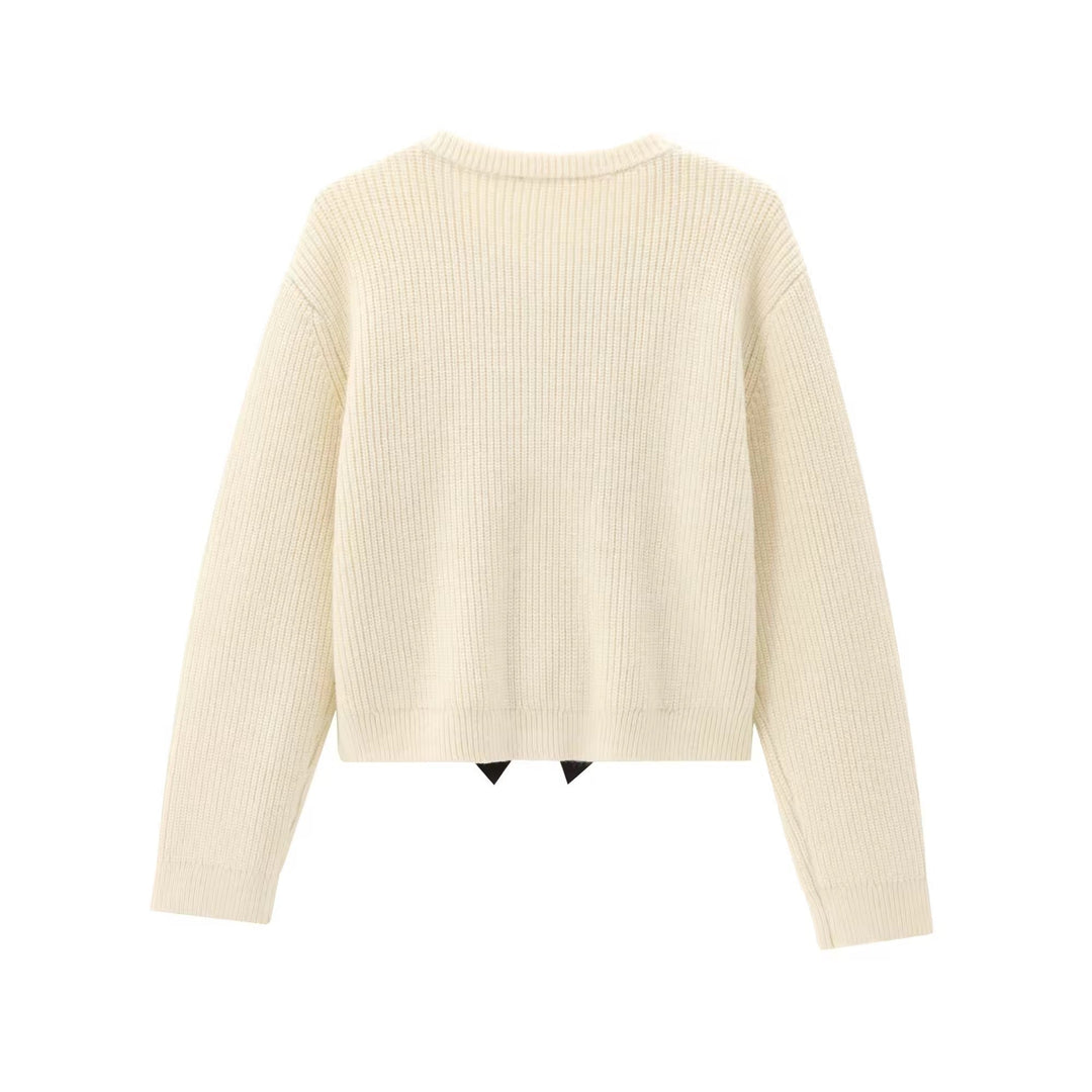 Levoire | Pull En Tricot Avec Détails De Nœud
