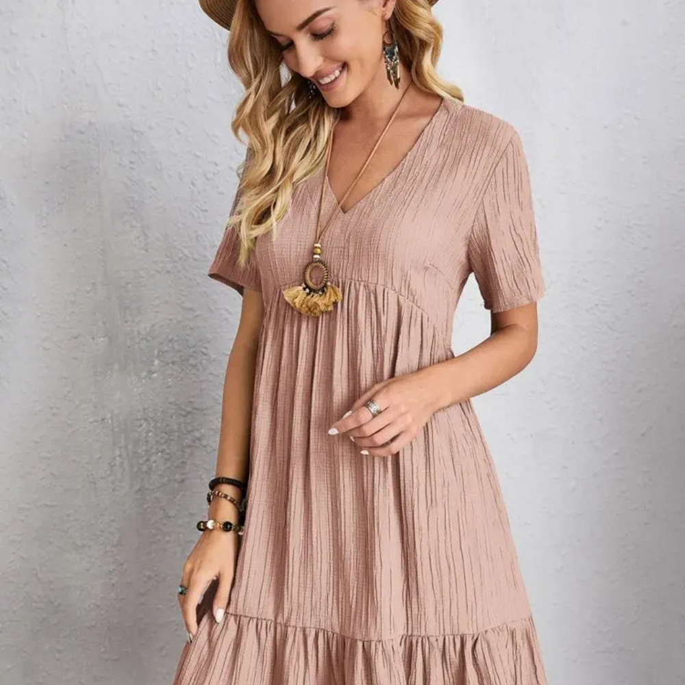 Levoire | Robe rétro à décolleté en V