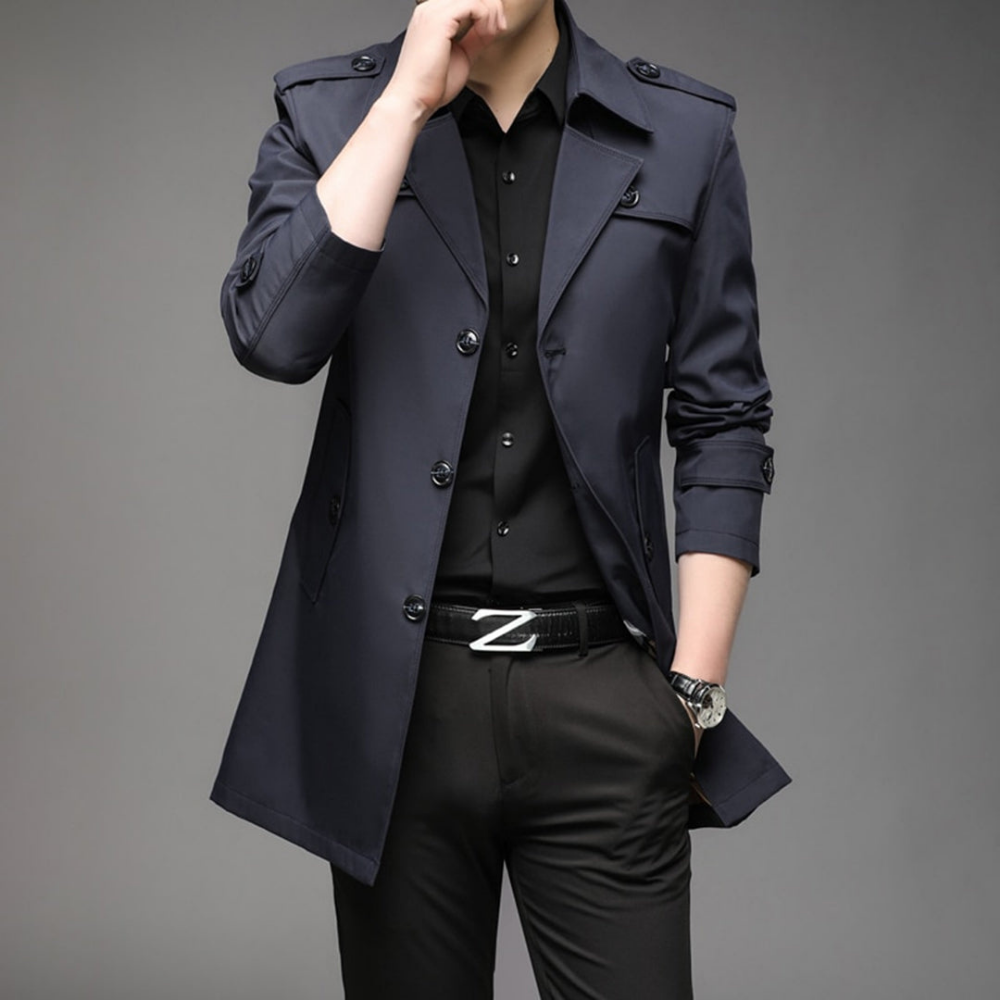 Levoire | Manteau Moderne Pour Hommes Pour Toutes Les Occasions Bleu marine