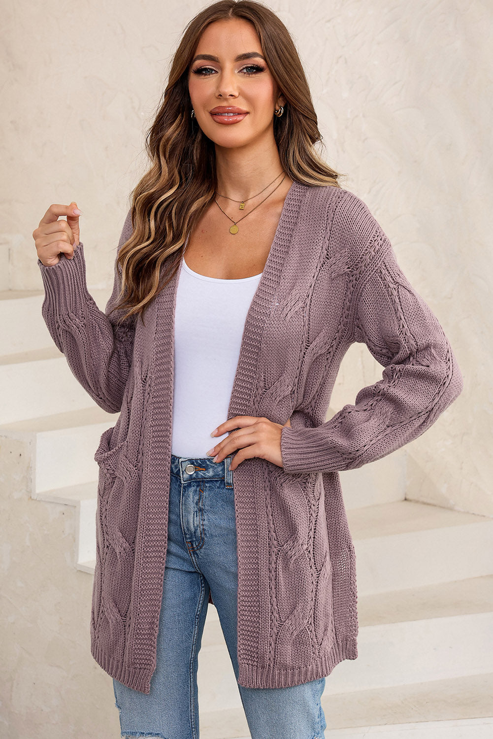 Levoire | Cardigan En Tricot À Motifs Ouverts