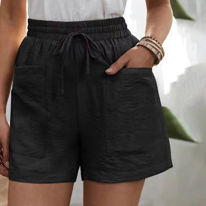 Levoire | Shorts Relaxants Avec Poches Noir