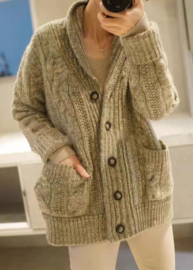 Levoire | Couleur Camel Veste À Boutons Avec Poches