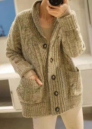 Levoire | Couleur Camel Veste À Boutons Avec Poches