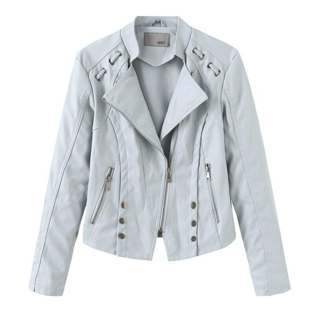 Levoire | Veste de moto pour femmes Bleu clair