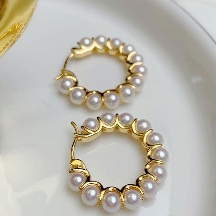 Levoire | Boucles D'Oreilles En Verre De Coquillage Rond