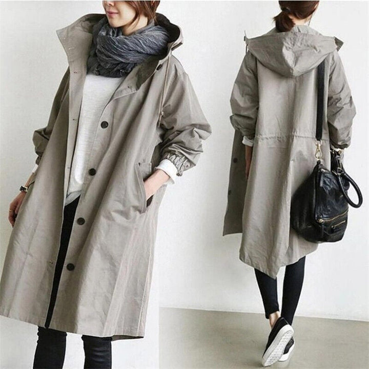 Levoire | Veste À Capuche Pour La Mi-Saison Gris clair