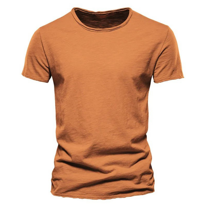 Levoire | T-Shirt Classique Luxeux Orange