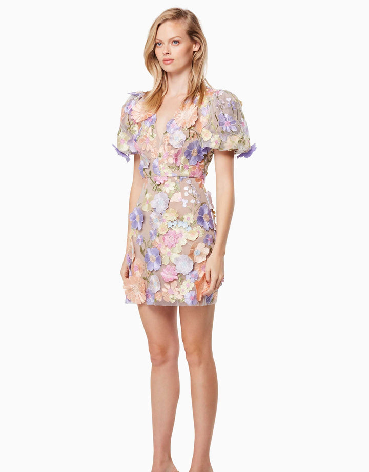 Levoire | Robe Femme Asymétrique Inspirée Par Les Fleurs