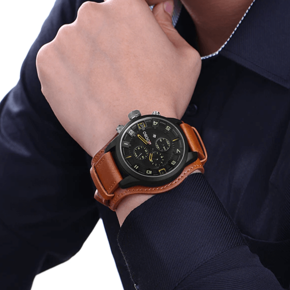 Levoire | Montre Bracelet De Luxe Navigator En Cuir