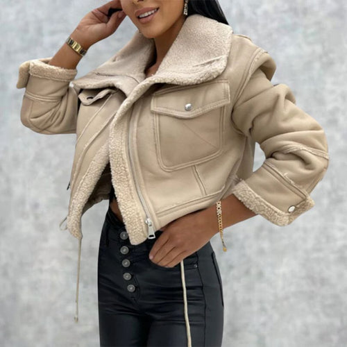 Levoire | Veste Longue à Manches Longues Chaleureuse avec Poches